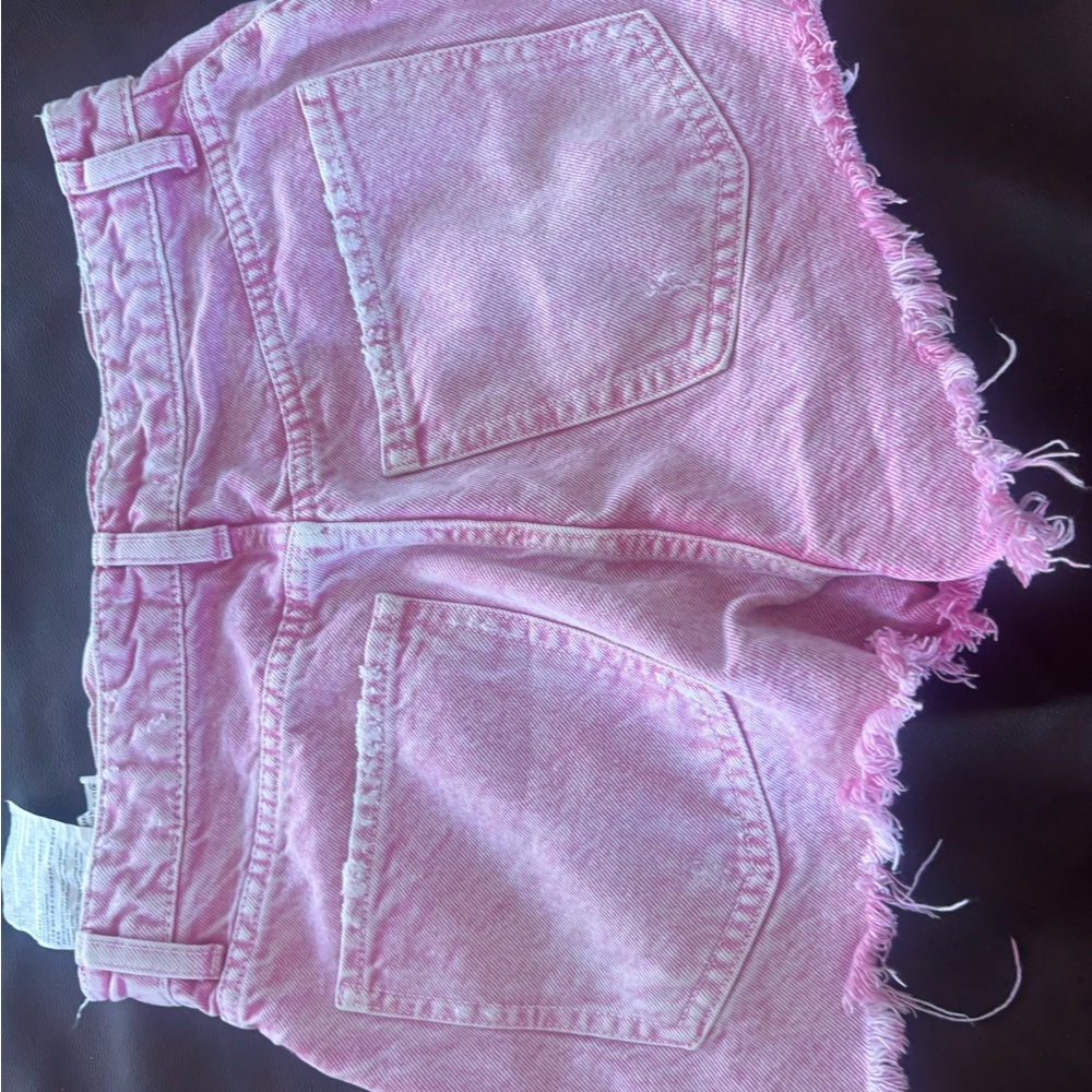 Zara Pink Jean Shorts